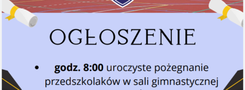 Uroczyste zakończenie roku szkolnego 2020/2021