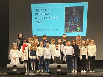 SZKOLNY KONKURS RECYTATORSKI