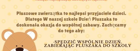 Dzień Miłośników Pluszaków SP Kornatka.